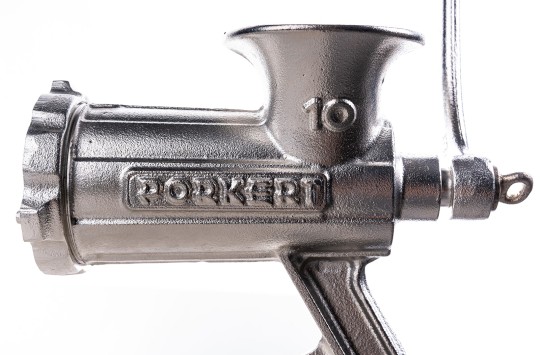 Manueller Fleischwolf Edelstahl Porkert Nr.10